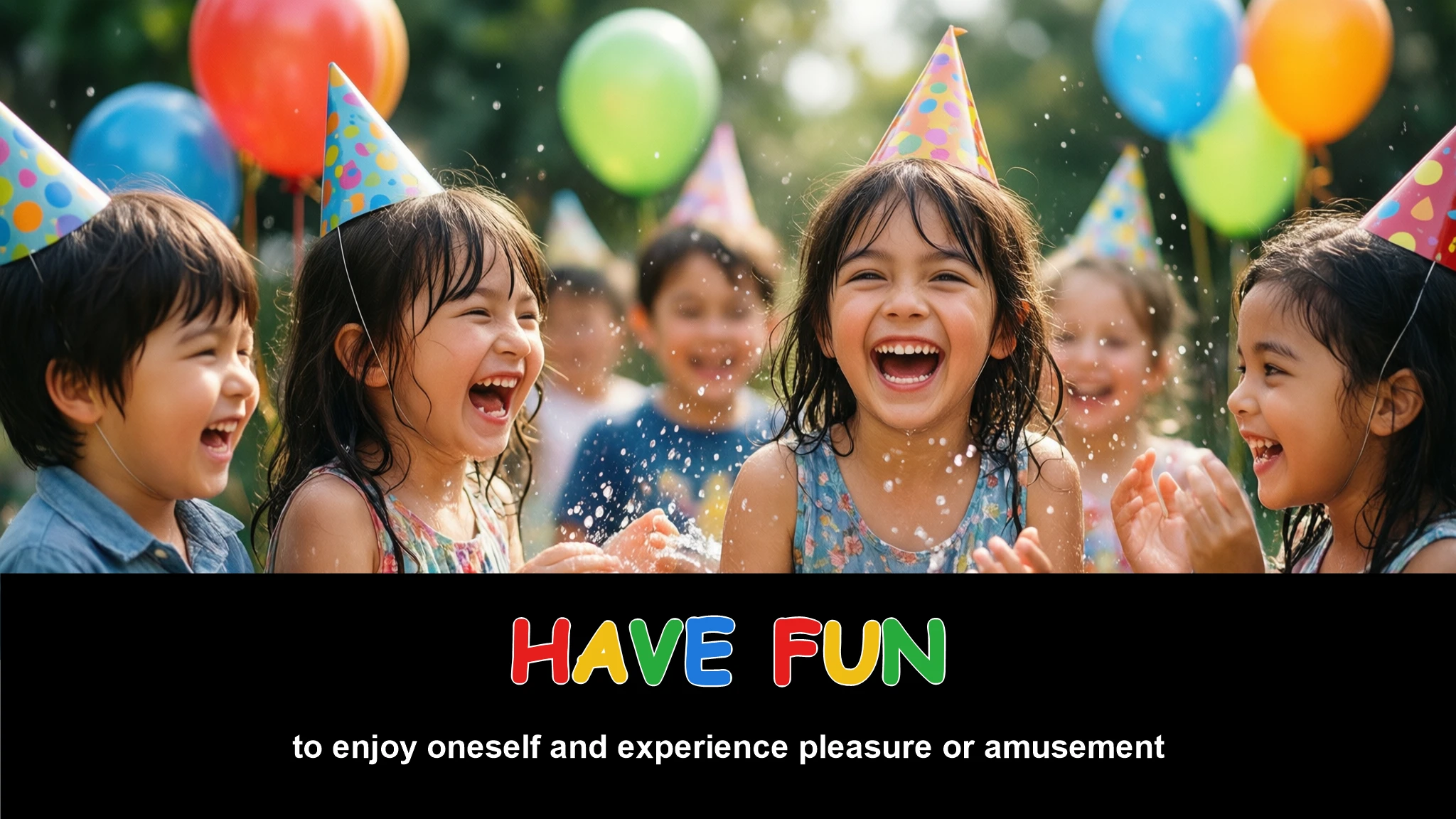 English Illustration for have fun